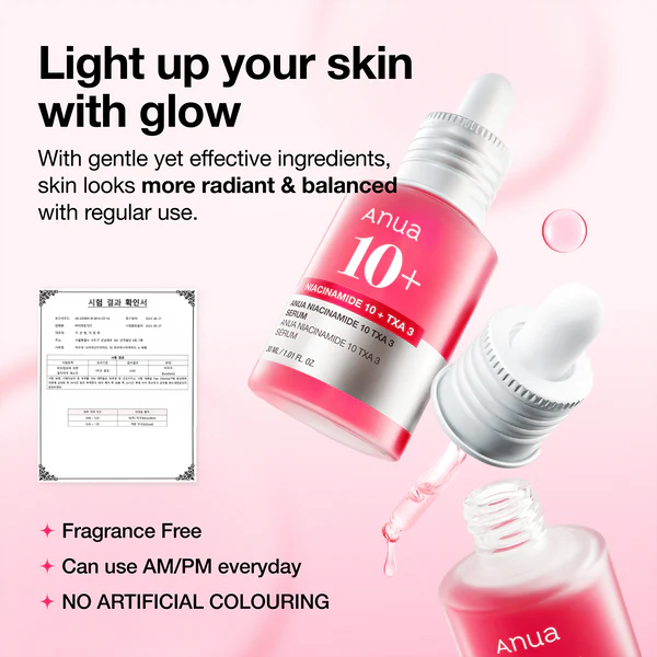 Anua Niacinamide 10% + TXA 4% Serum 30ml