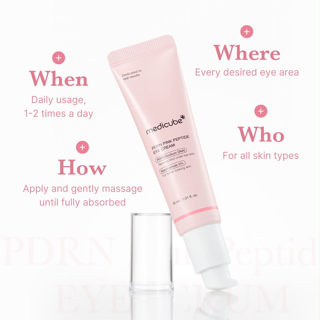 Medicube PDRN Pink Peptide Eye Cream 30ml